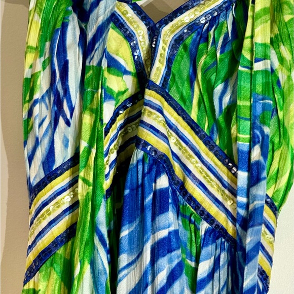 BCBG MaxAzria silk maxi 10 beautiful dress in beautiful condition - Picture 4 of 8